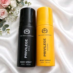 Pack of 2 The Man Company Privilege Body Sprays