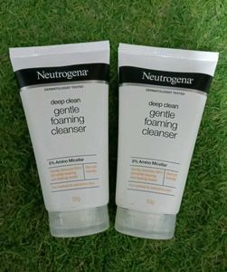 2 Neutrogena Deep Clean Gentle Foaming Cleanser