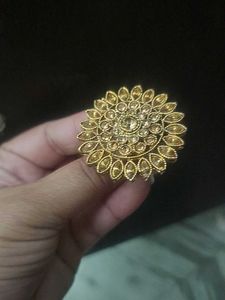 Exquisite Kundan Statement Ring