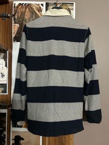 mens full sleeve polo with unique collar design