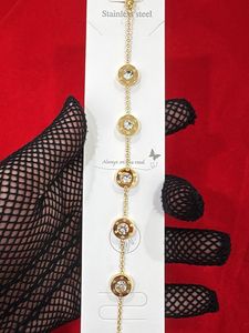 Gold Tone Crystal Bracelet