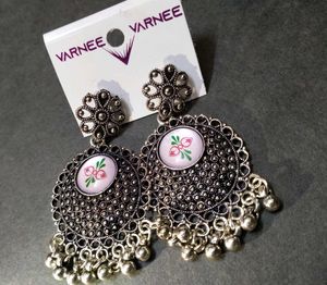 Beautiful Oxidized Silver Earrings
