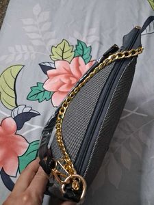 Prada Hobo Bag with Gold Chain