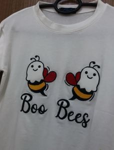 White Boo Bees Graphic T-Shirt