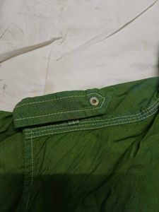 Men's Olive Green Cargo Shirt