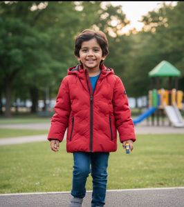 Primark Red Puffer Jacket from London
