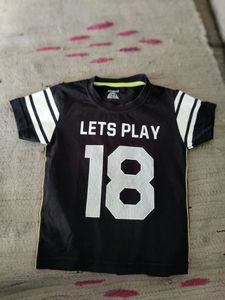 Black Tshirt For Kids Boys 18 Months To 3 Years Bo