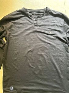 Squared Up Long Sleeve Henley Shirt