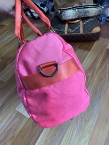 🌸 AspenSport Vibrant Pink &amp; Orange Duffel Bag 🌸