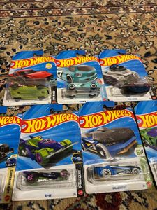 Hot Wheels Collection of 7 Diecast Cars