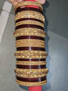 Exquisite Embellished Bangle Set