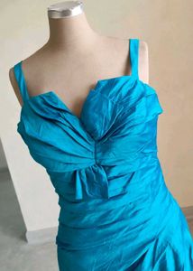 Elegant Teal Maxi Dress