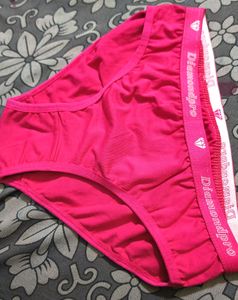 Pink &amp; Red Colour Two Panty Set For Women