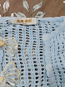 Crochet Knit Cardigan