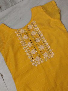 It's a Real Mirror Work Kurtha.