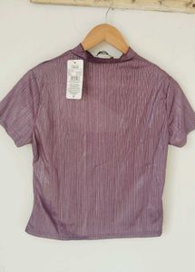 Purple Cutout Crop Top 💜