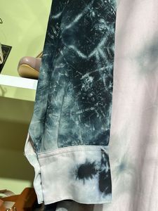 Stylish Tie-Dye Kurta with Embellishments