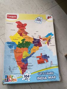 World &amp; India two map puzzles