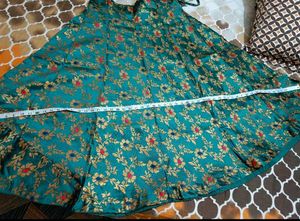 suit with Banarasi lehenga