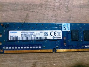Samsung  ddr3 4gb  full work single stic