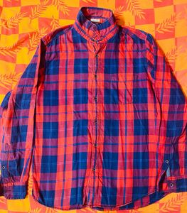 Pepe Jeans Men's Red &amp; Blue Plaid Shirt