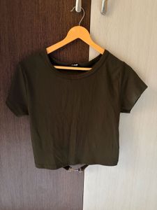 Green Crop Top – Size L from westside