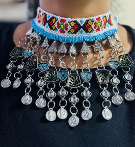 Boho Beaded Choker Necklace