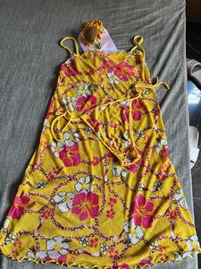 Yellow Floral Bikini Set