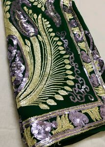 Dark Green Celebrity Look Saree