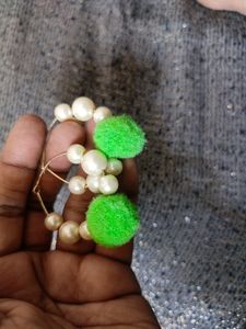 Pom Pom Earrings