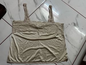 Lace Trim Camisole Slip Top