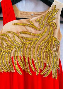 Red One Piece Dress For Girls