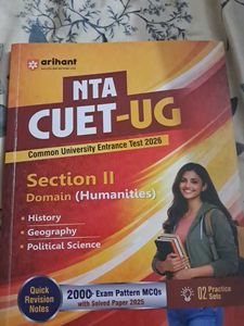 NTA CUET-UG 2026 Exam Prep Book