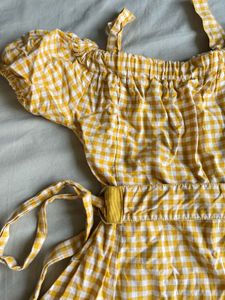 Yellow Gingham Sundress XS/S