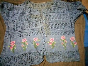Vintage Crochet Cardigan
