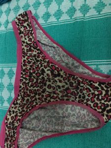 Cheeky Leopard Print Panties.. USED FULLY