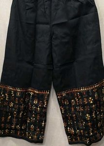 Kantha Embroidered Palazzo Pants