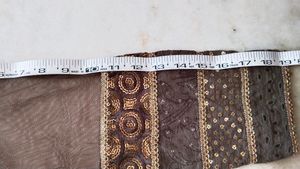 Women Three Quarter Brown Kurti, L