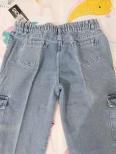 L Size Cargo Jeans For Women