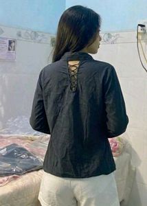 Classic Black Button-Up Shirt
