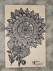 Handmade Mandala Design Artwork(set of 2)