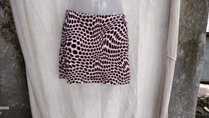 12138. Women's Abstract Print Mini Skirt