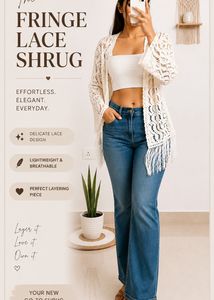 crochet shrug