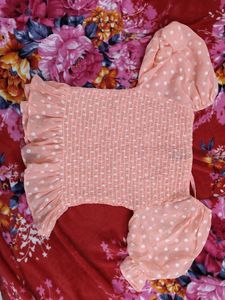 Cute Polka Dot Top