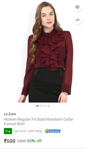 La Zoiere Marron Stylish Shirt/Top