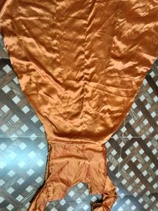 Elegant Orange Embroidered Lehenga Choli