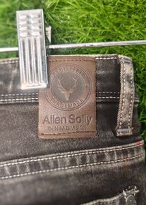 Allen Solly Grey Denim Jeans