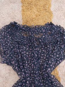 Chic Floral Smocked Top