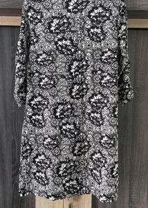 Gray Black Stylish Dress