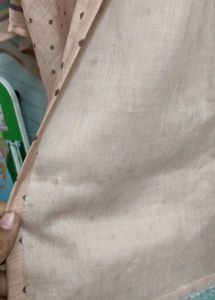 Elegant Peach Kurta with Floral Print